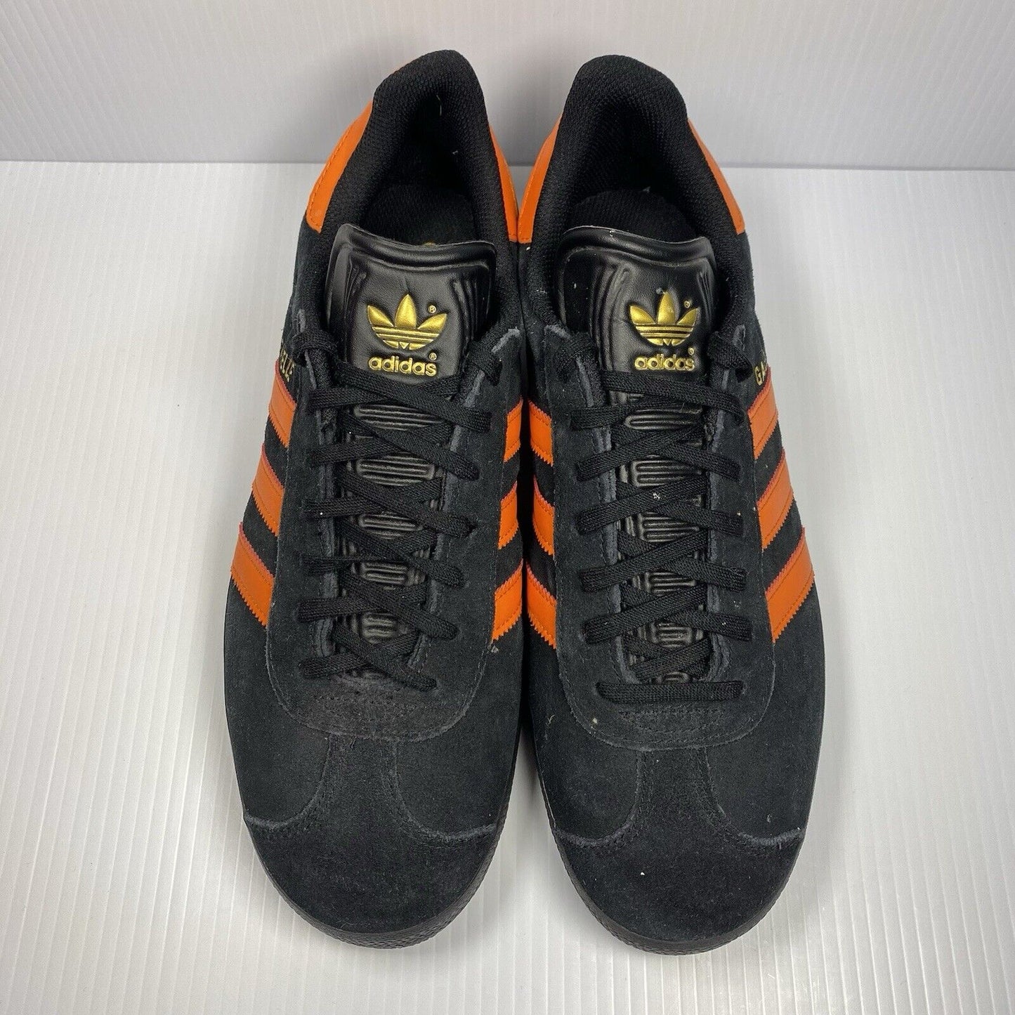 Adidas Gazelle OG Mens Trainers Black Orange UK8 US8.5 EU42 FU9339 2019 NEW