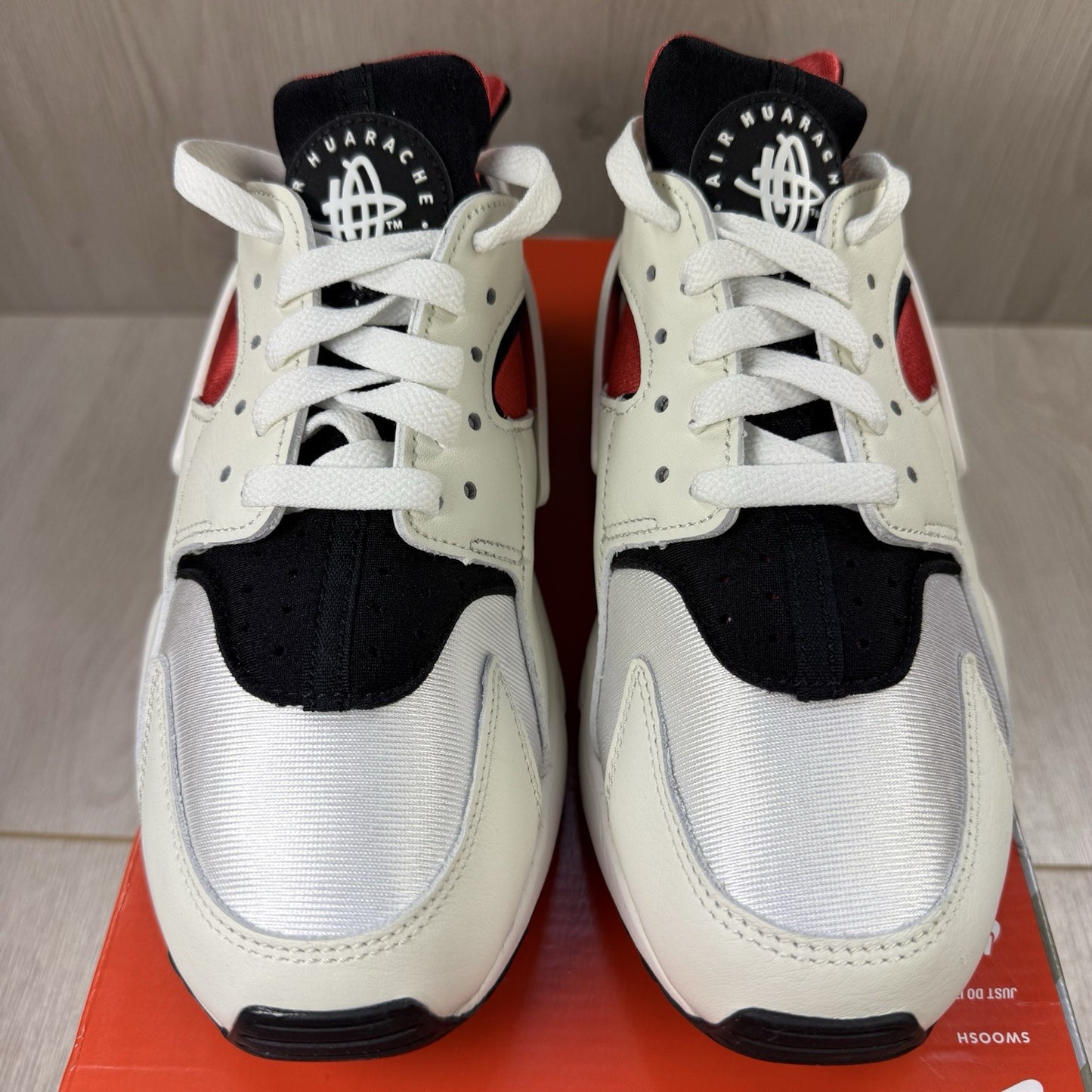 Nike Air Huarache Trainers Sail Bred White Size UK5.5 US8 EU39 DH4439-103