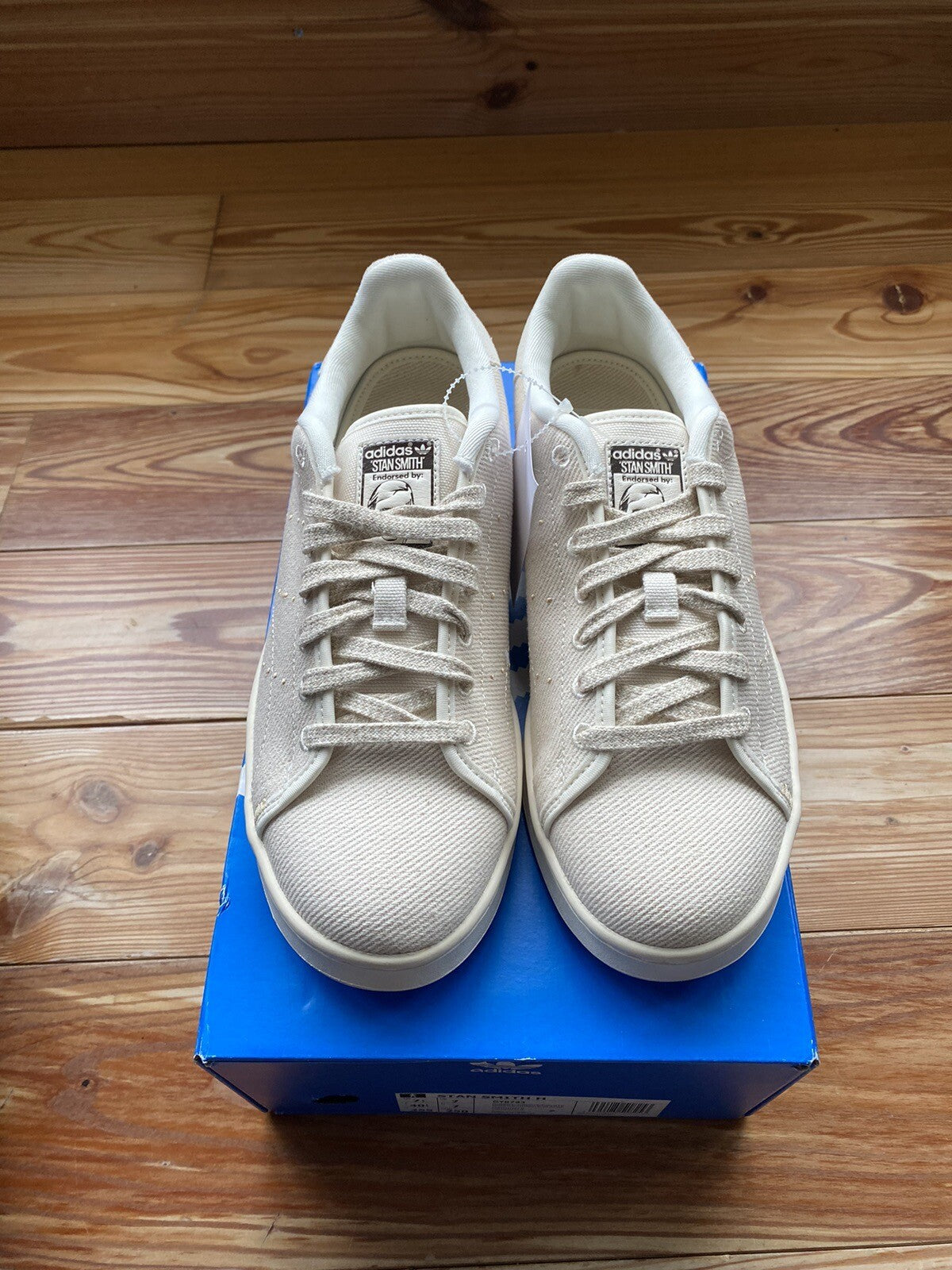 Adidas Stan Smith H Trainers Non Dyed Beige UK7 US7.5 EU40 2/3 GY8793 NEW
