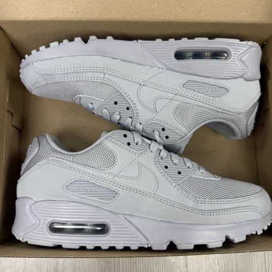 Nike Air Max 90 Trainers Recraft Wolf Grey Size UK7 US8 EU41 CN8490-001