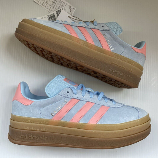 Adidas Gazelle Bold Womens Trainers Clear Sky Blue UK5 US5.5 EU38 JI3384 NEW