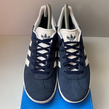 ADIDAS GAZELLE Kids Unisex Trainers Navy White UK3 US3.5 EU35 1/3 BY9144 NEW