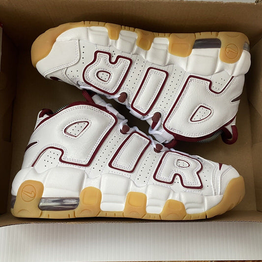 NIKE AIR MORE UPTEMPO Unisex Kids Trainers White UK5.5 US6 EU38.5 FJ2846-100 NEW