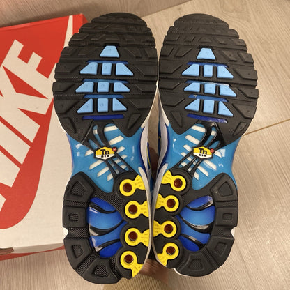 Nike TN Air Max Plus Trainers Spray Paint Blue Size UK7 US8 EU41 DX8962-100