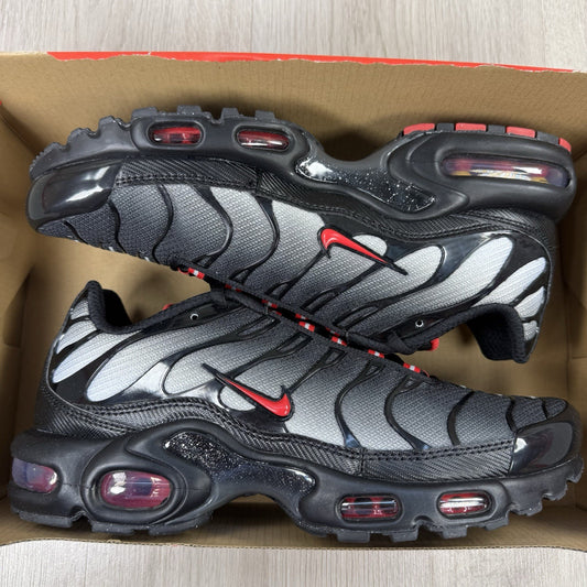 Nike TN Air Max Plus Trainers Black Gradient Red UK6.5 US7.5 EU40.5 CI2299-001 ✅