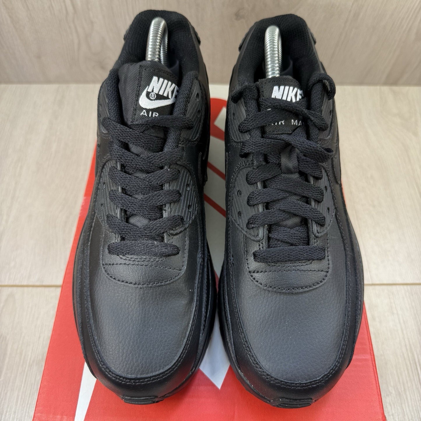 Nike Air Max 90 Trainers Triple Black Size UK3 US3.5 EU35.5 HF6358-001 🆕✅