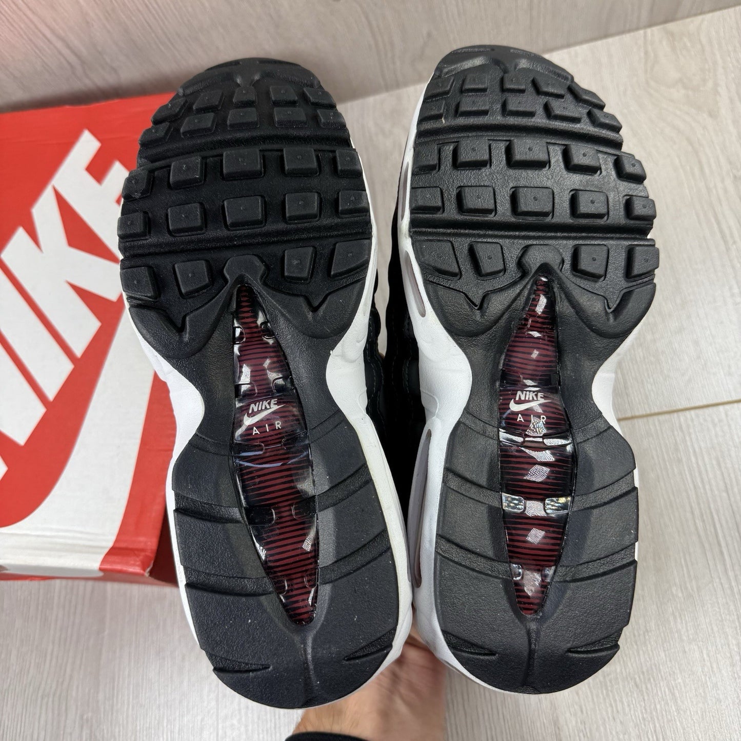 Nike Air Max 95 Recraft Trainers Anthracite Red Size UK6 US6.5 EU39 CJ3906-015