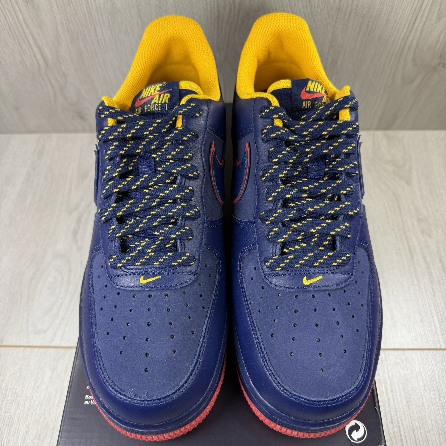 Nike Air Force 1 Retro Lettering Navy Size UK6.5 US7.5 EU40.5 HV5752-410