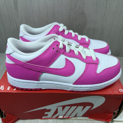 Nike Dunk Low PS Trainers Laser Fuchsia Size UK2.5 FB9108 1029