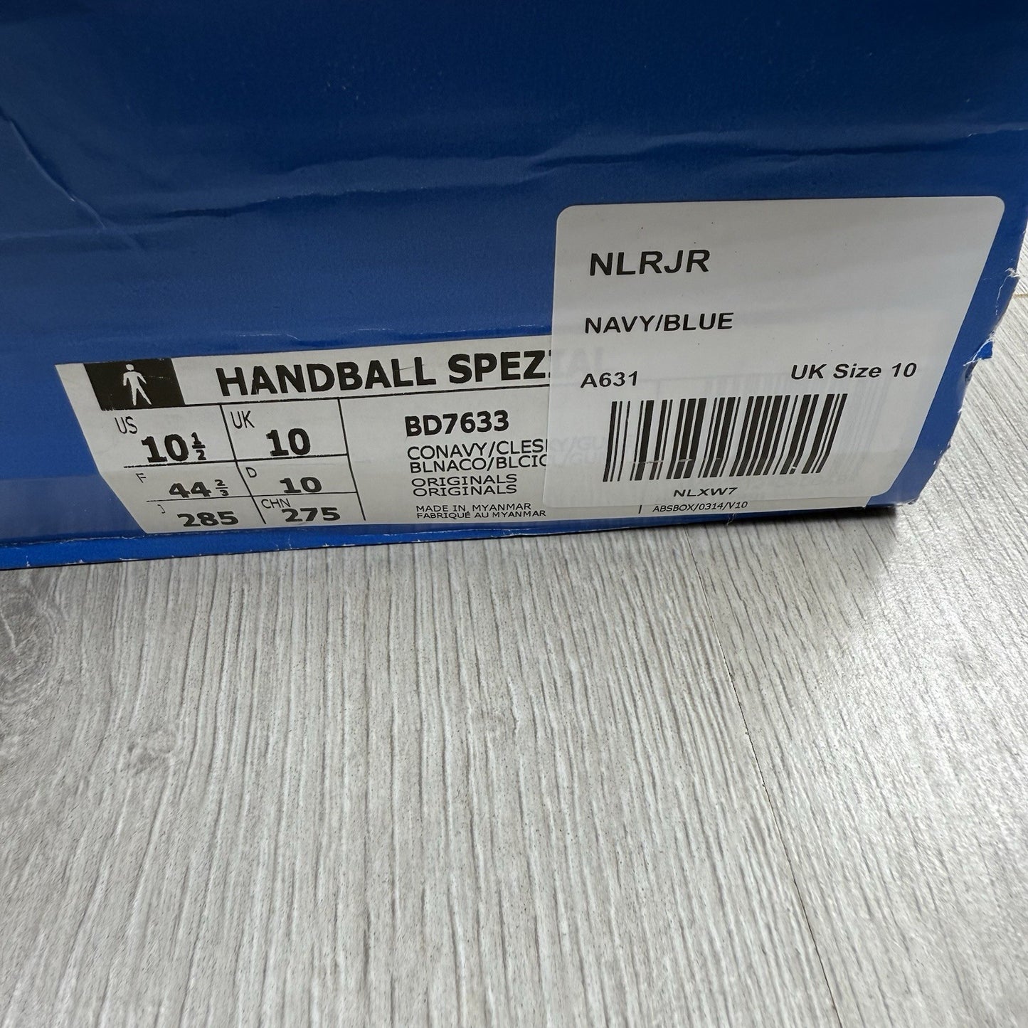 Adidas Handball Spezial Trainers Navy Clear Sky Gum Size UK10 BD763313
