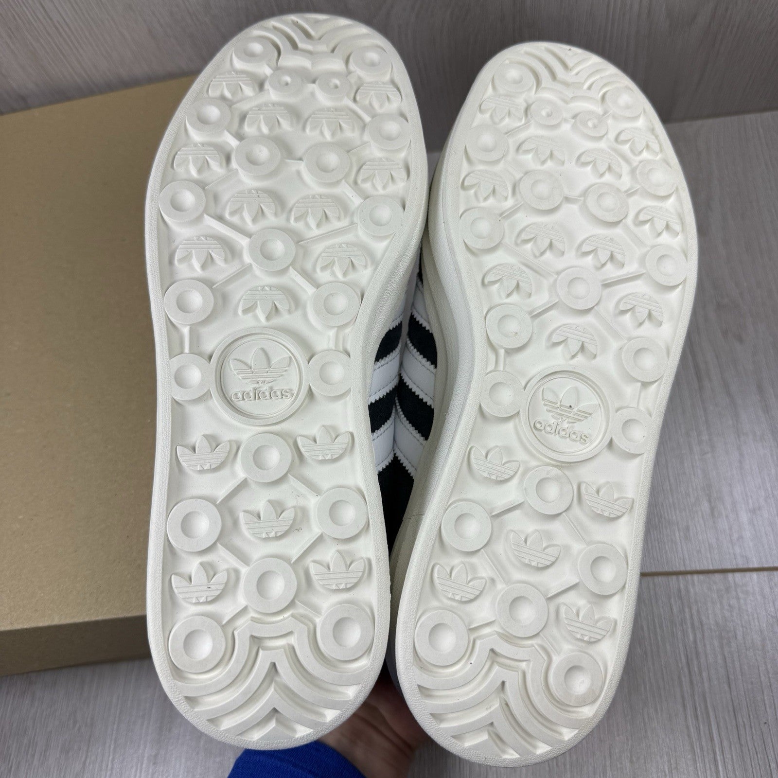 Adidas Gazelle Bold Trainers Black White Size UK6.5 HQ691211