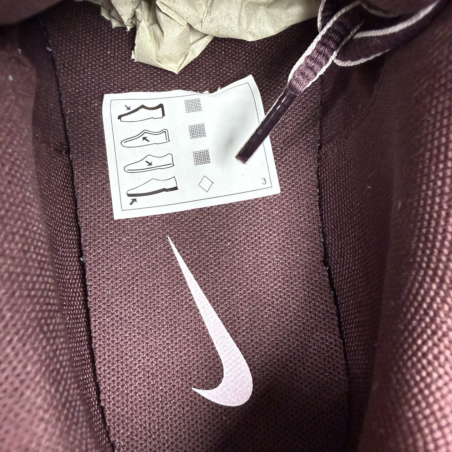 Nike P-6000 Trainers Burgundy Crush Pink Foam Size UK8.5 HV2522-60013