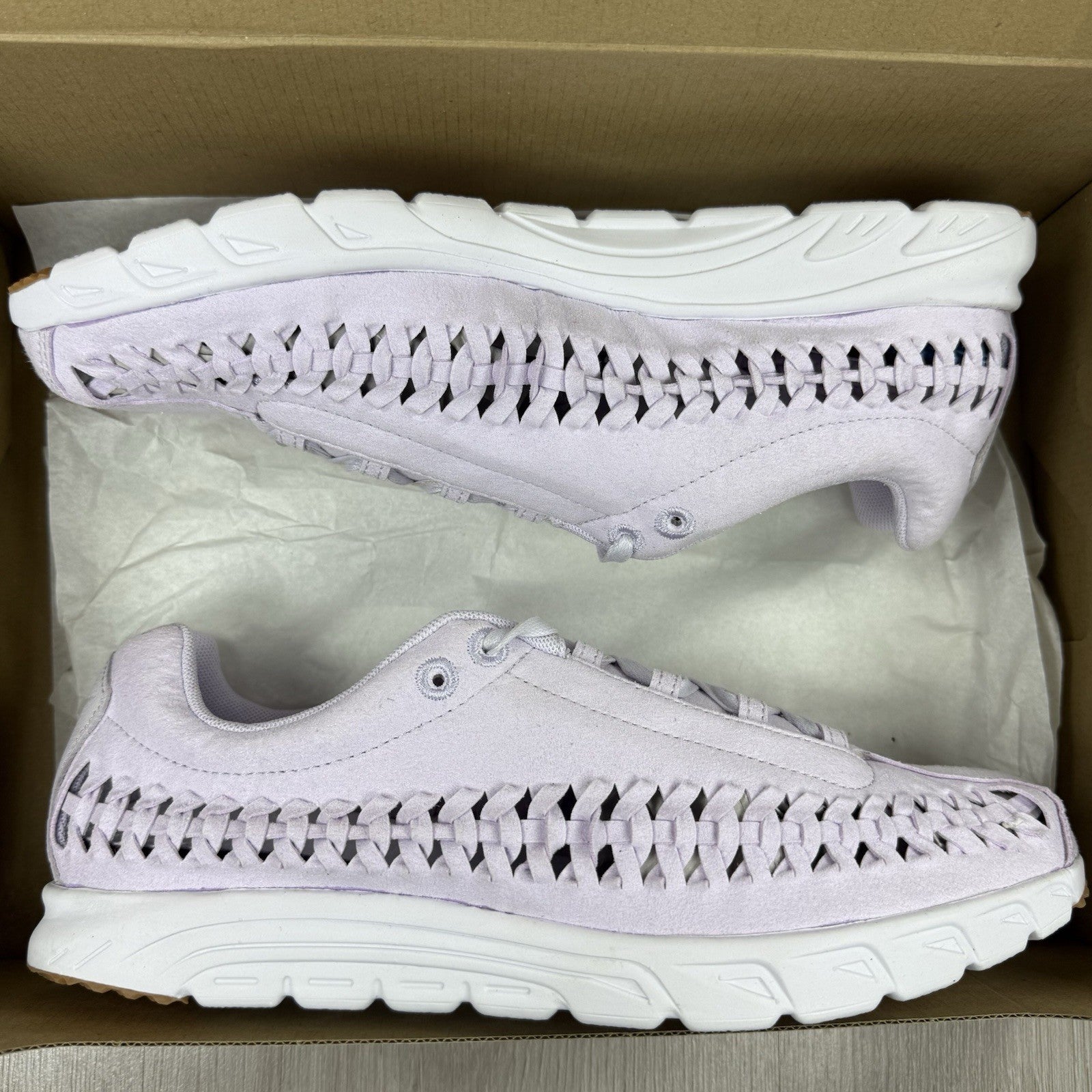 Nike Mayfly Woven Trainers Purple White Size UK8 919749-5000