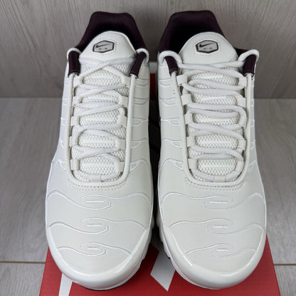 Nike Air Max Plus TN PRM Trainers Phantom Burgundy Size UK6.5 HF3181-0012
