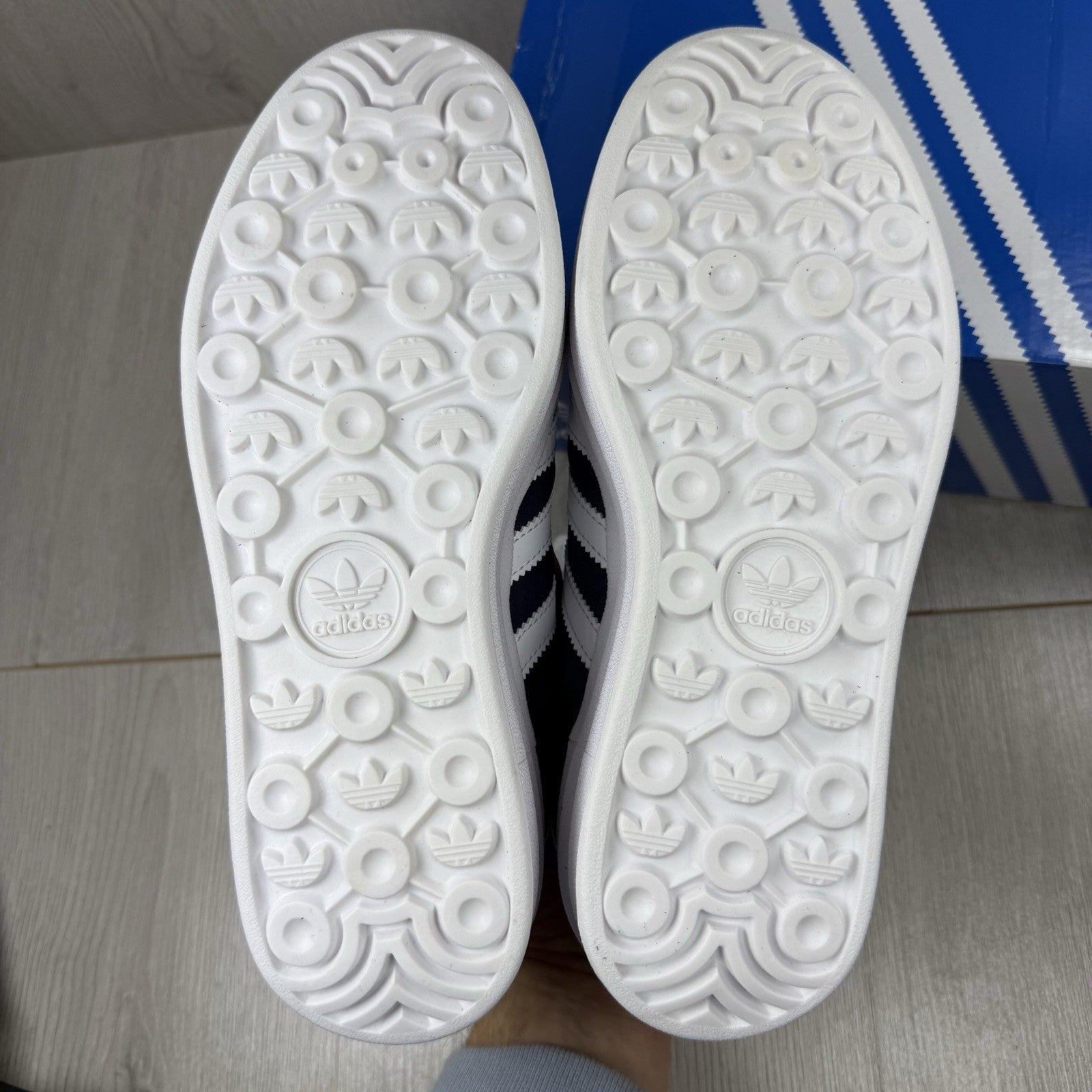 Adidas Gazelle Bold Trainers Aurora Ink White Size UK5 JQ74056