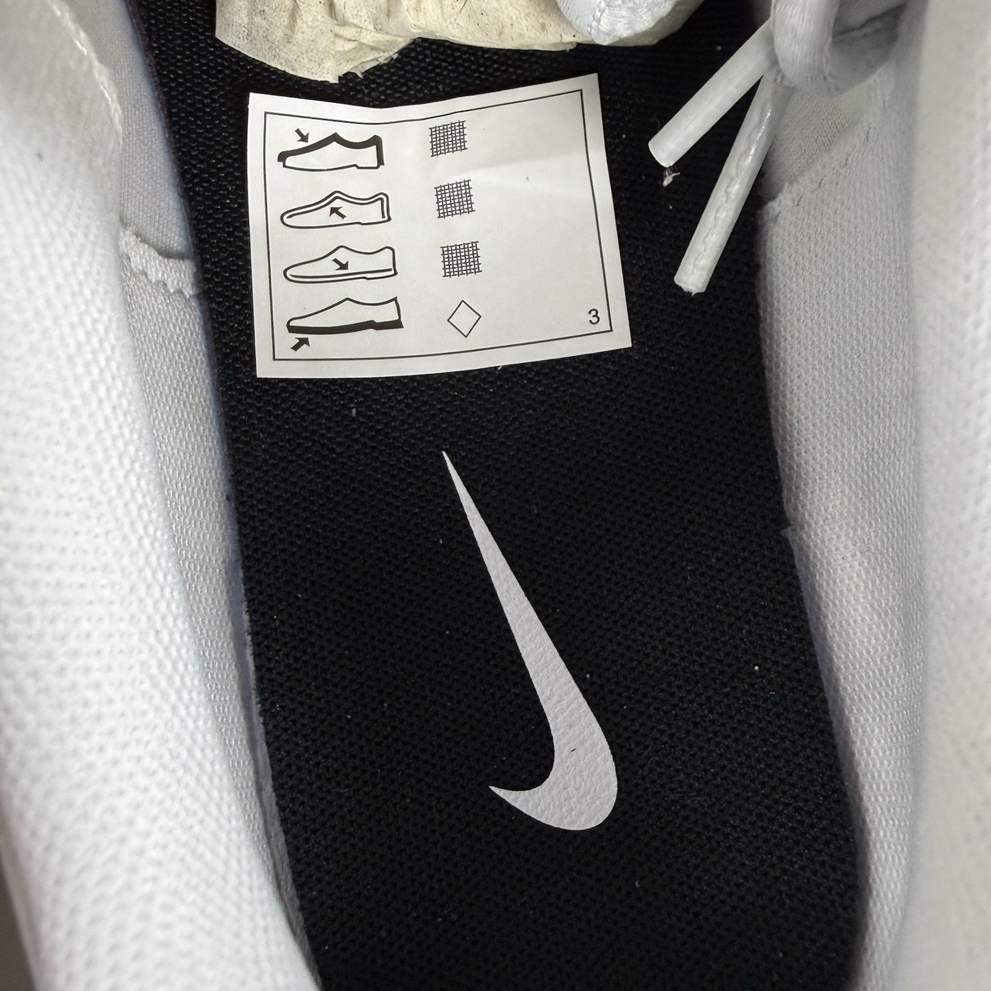 Nike P-6000 Trainers Metallic Silver White Size UK9.5 FD9876 1013