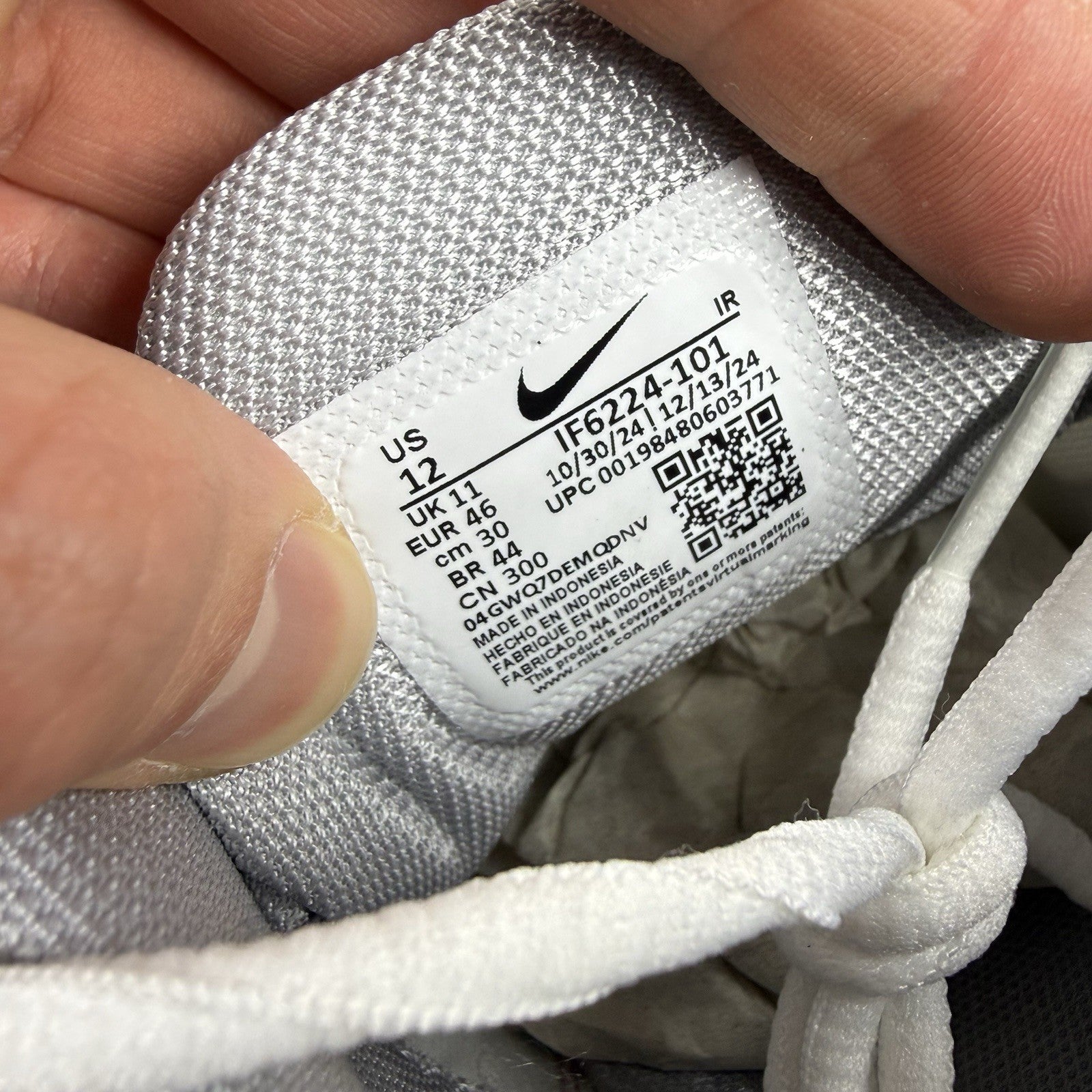 Nike Air Max Plus TN Trainers White University Red Size UK11 IF6224 10112