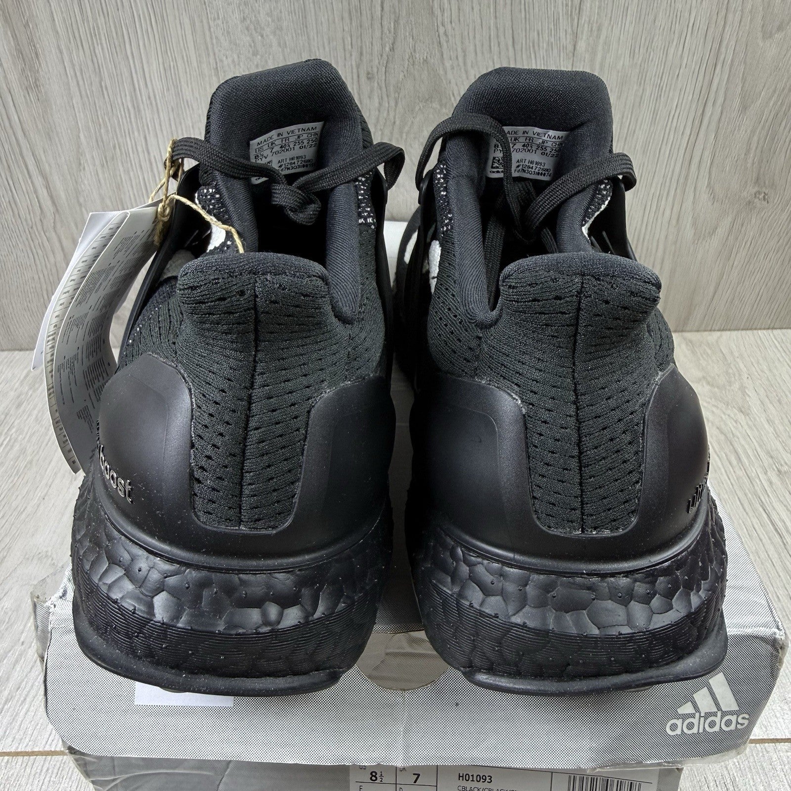 Adidas Ultra Boost 5.0 DNA Trainers Core Black Polka Dot Size UK7 H010934