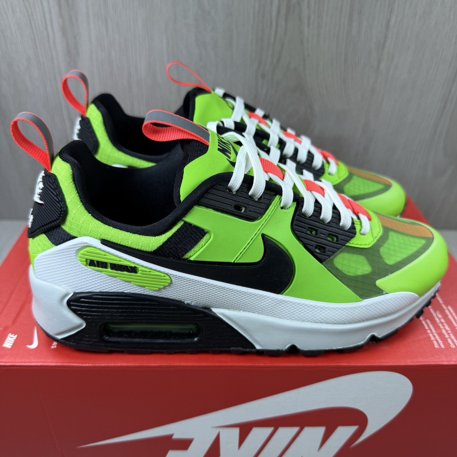 Nike Air Max 90 Drift Trainers Action Green Size UK5 FB2877 3001