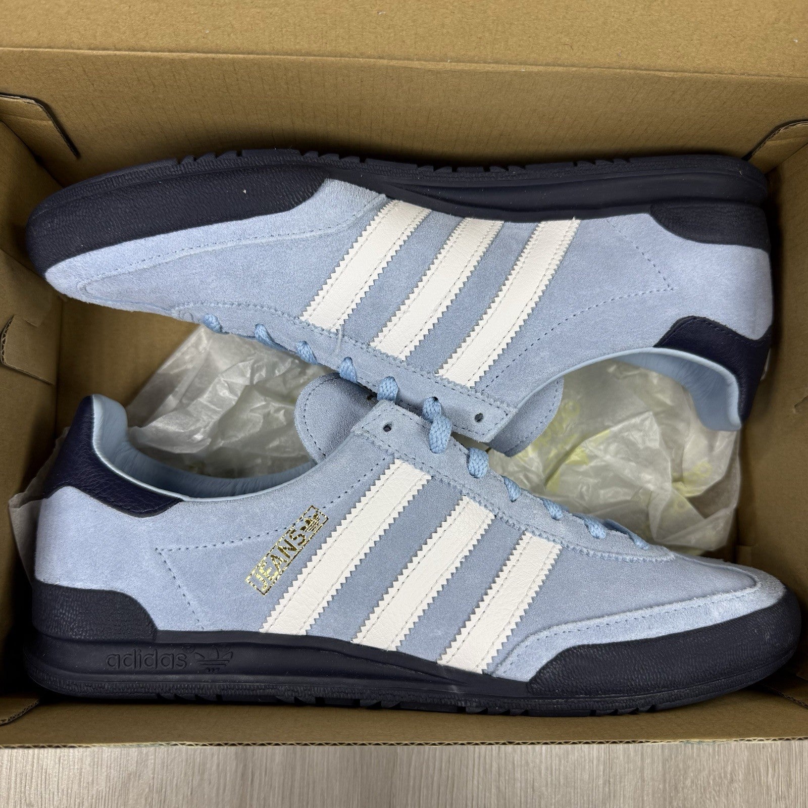 Adidas Jeans Trainers Clear Sky Collegiate Navy Size UK8 EU42 ID93870