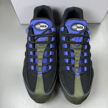 Nike Air Max 95 Trainers ID Black Blue Green Size UK9 DM1182-9918