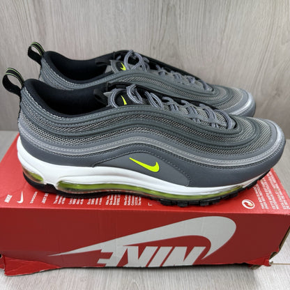 Nike Air Max 97 Trainers Smoke Grey Volt White Size UK9 DJ6885-0019