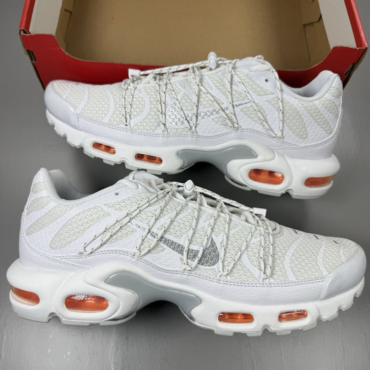 Nike Air Max Plus Utility TN Trainers White Platinum UK9.5 FJ4232-1000