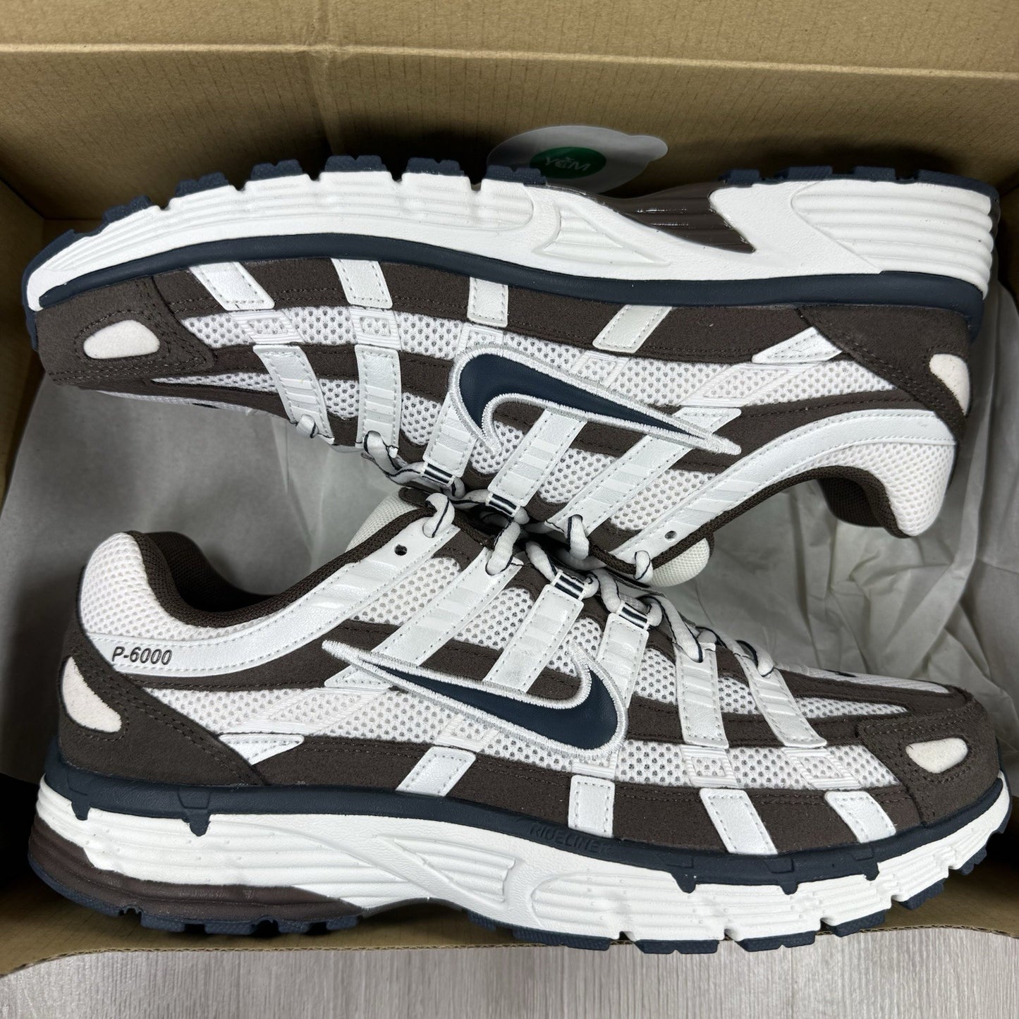 Nike P-6000 Trainers Phantom Baroque Brown Size UK7.5 HV8972 0018