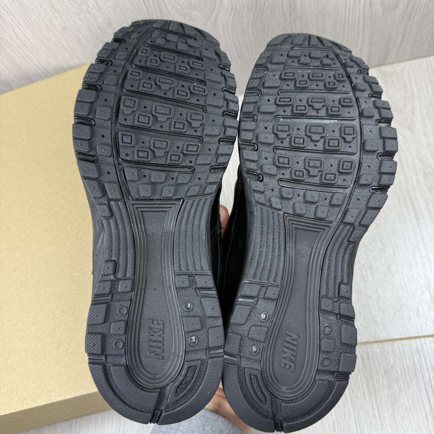 Nike P-6000 Trainers Triple Black Size UK3 HV5064-0114