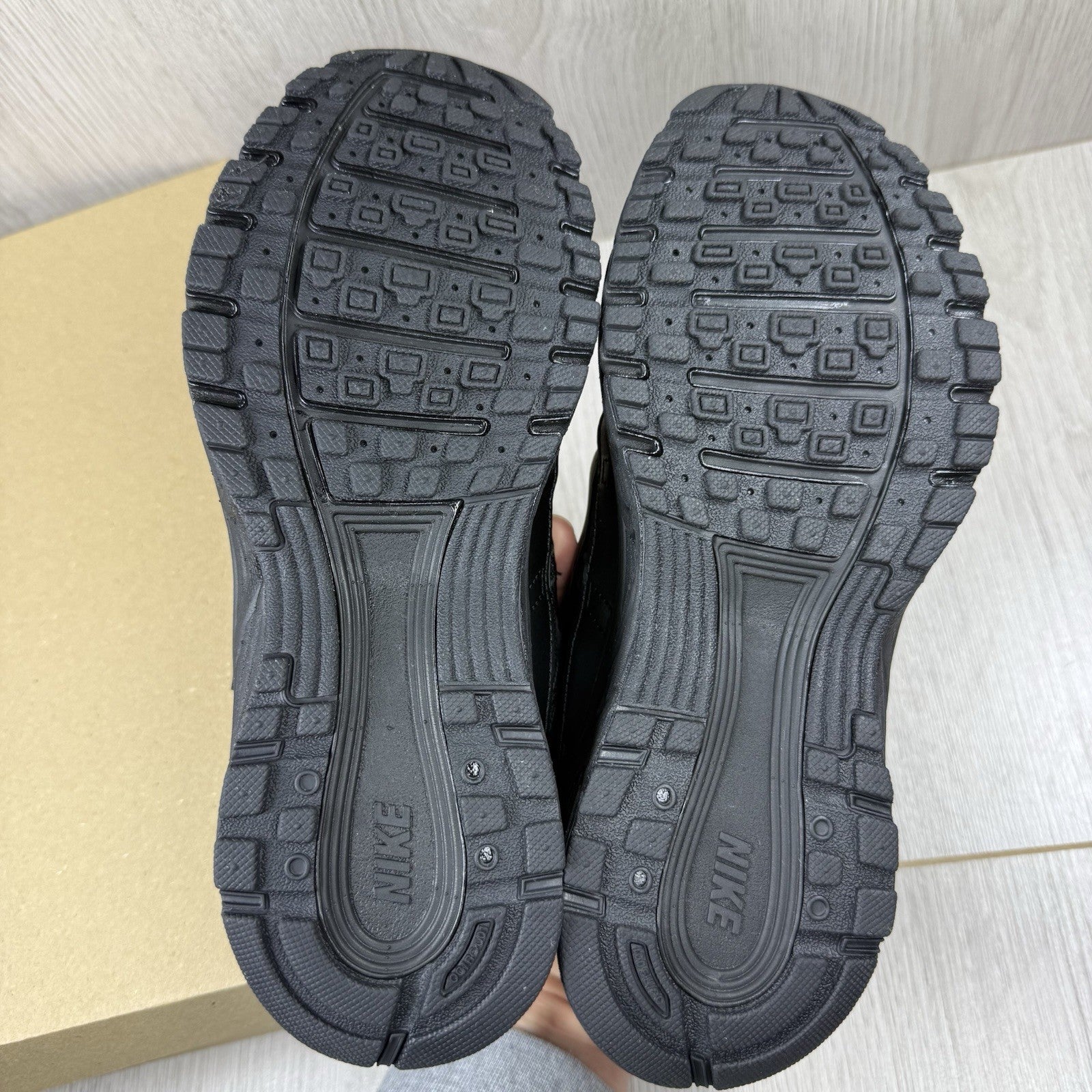 Nike P-6000 Trainers Triple Black Size UK3 HV5064-0114