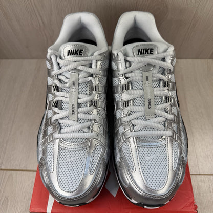 Nike P-6000 Trainers Metallic Silver Platinum Size UK6.5 FD9876-1019