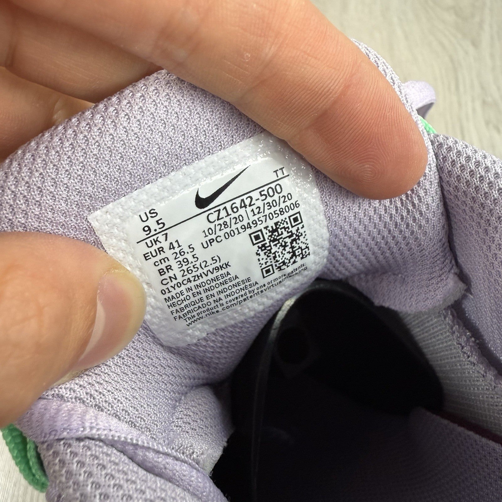 Nike Air Max 95 Trainers Lavender Easter Size UK7 CZ1642-50013