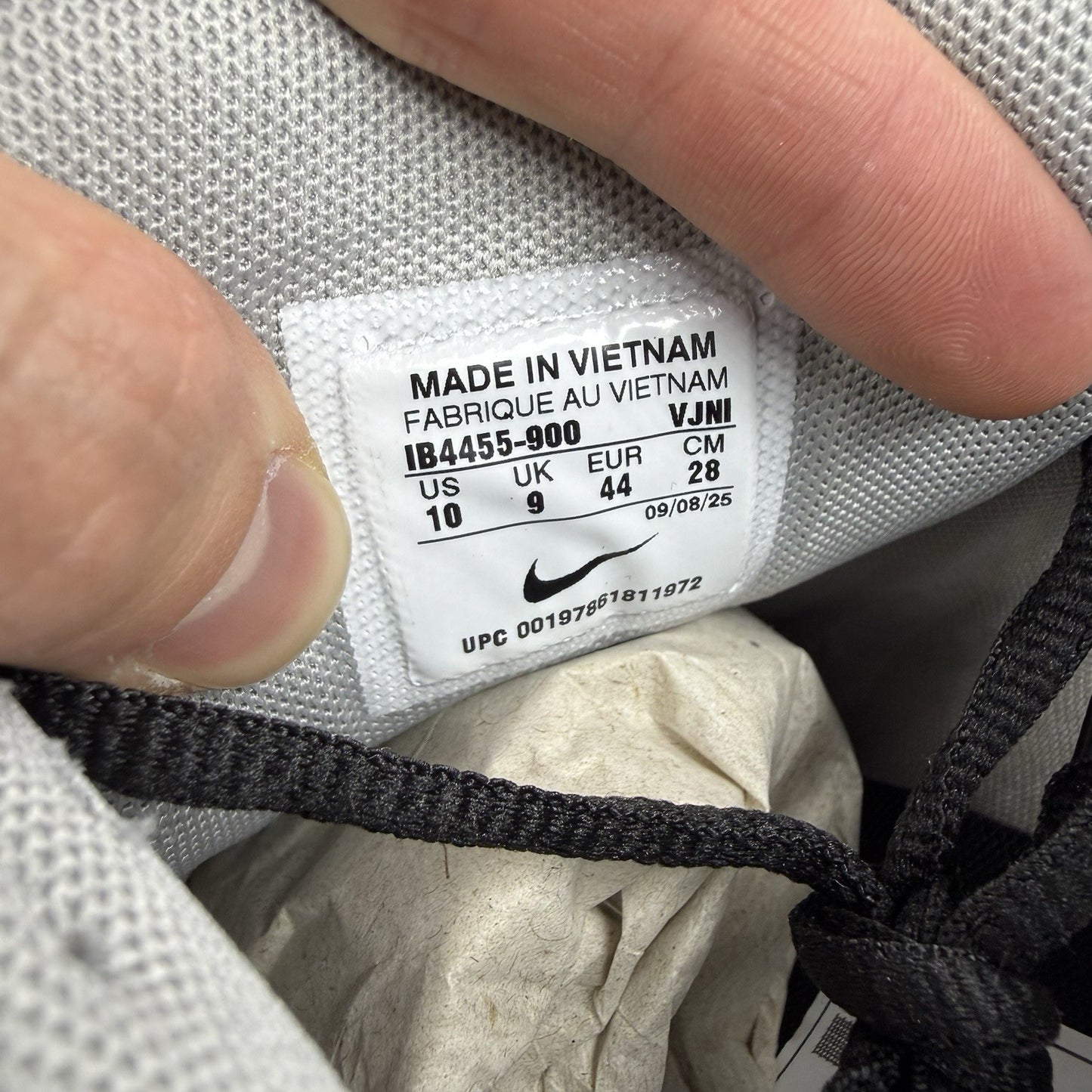 Nike P-6000 Trainers Shadow Grey Black Blue Size UK9 IB4455-90014