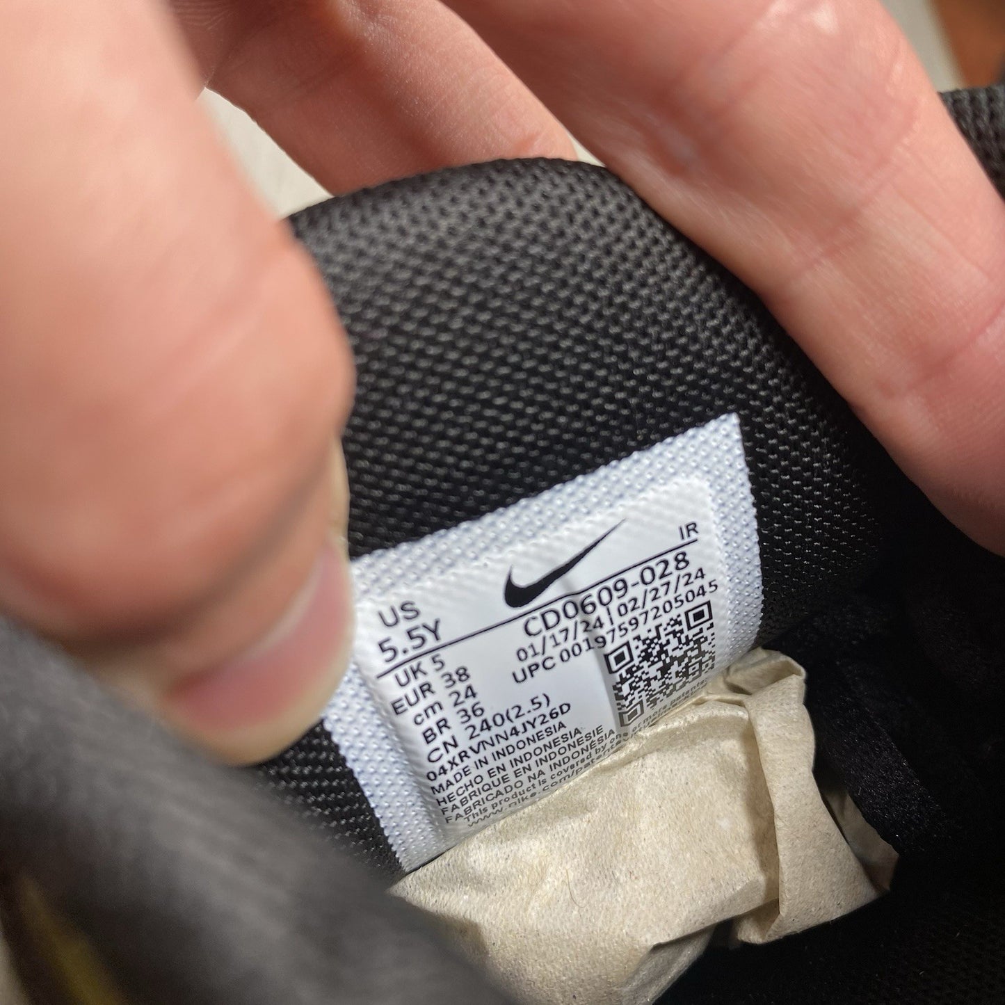 Nike Air Max Plus TN Trainers Black Cyber Pacific Moss Size UK5 CD0609-0288