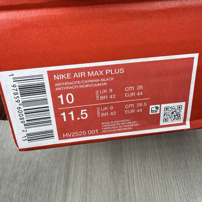 Nike Air Max Plus TN Trainers Iridescent White Size UK9 HV2525-0016