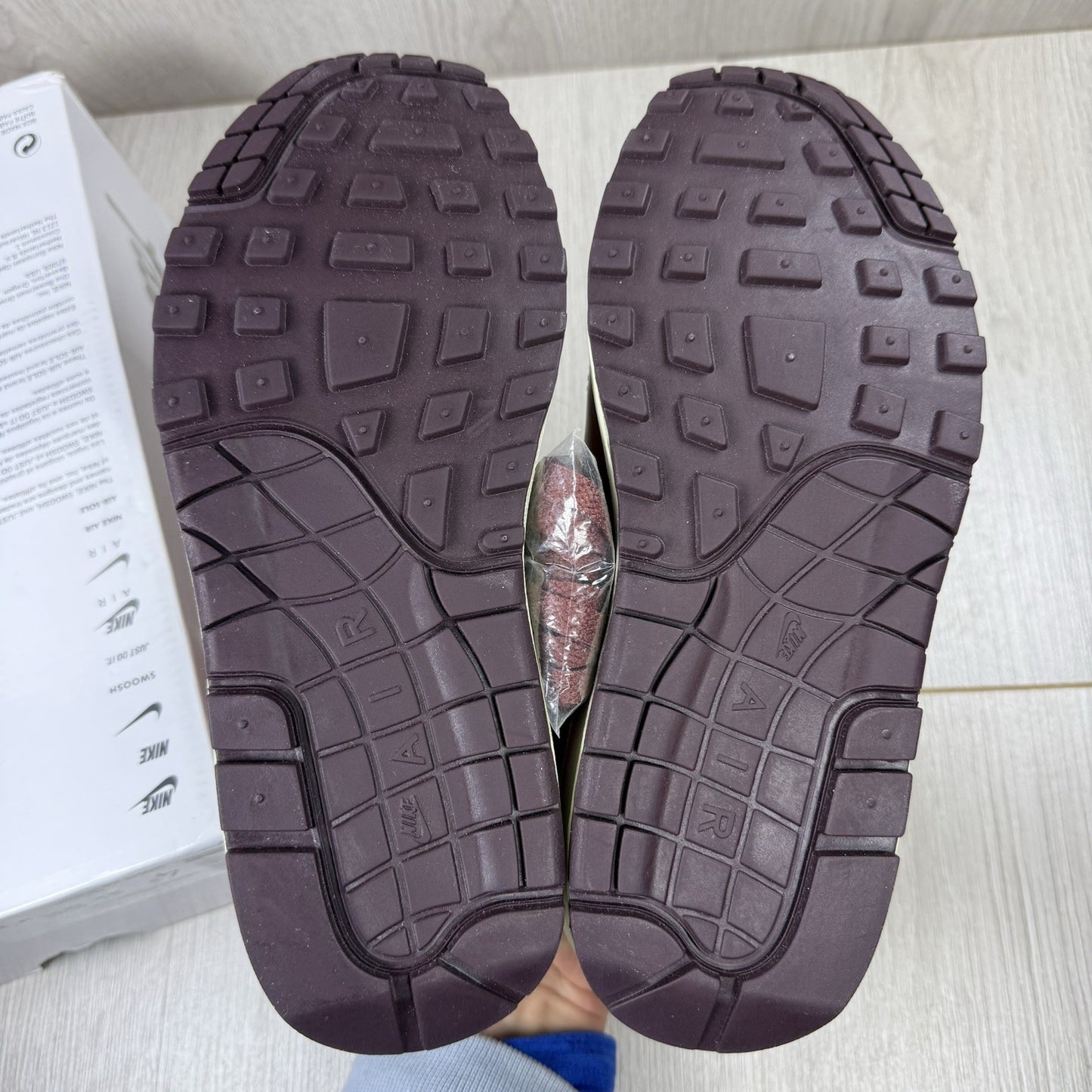 Patta x Nike Air Max 1 Dark Russet Trainers Size UK4 D09549 2004