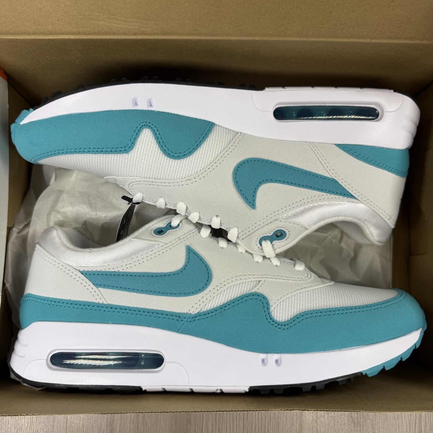 Nike Air Max 1 ‘86 OG Trainers Dusty Cactus White Size UK9 DV1403-1177