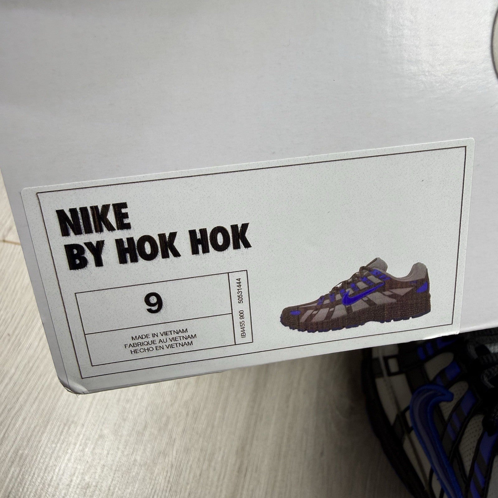 Nike P-6000 Trainers Shadow Grey Black Blue Size UK9 IB4455-9007