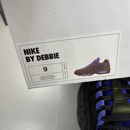 Nike Air Max 95 Trainers ID Black Blue Green Size UK9 DM1182-99113