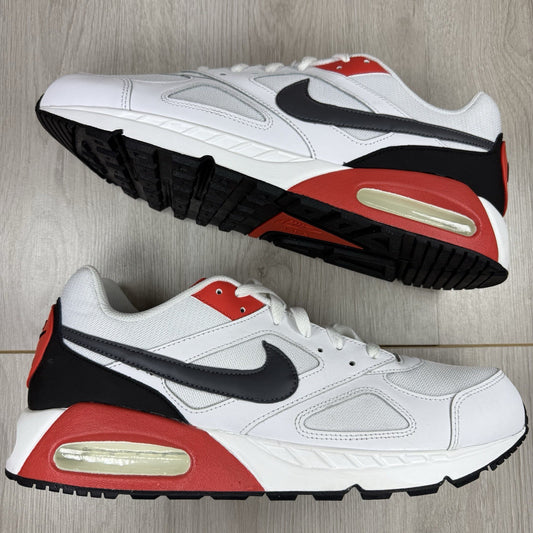 Nike Air Max IVO Trainers White Habanero Red Size UK12 CD1540-1000