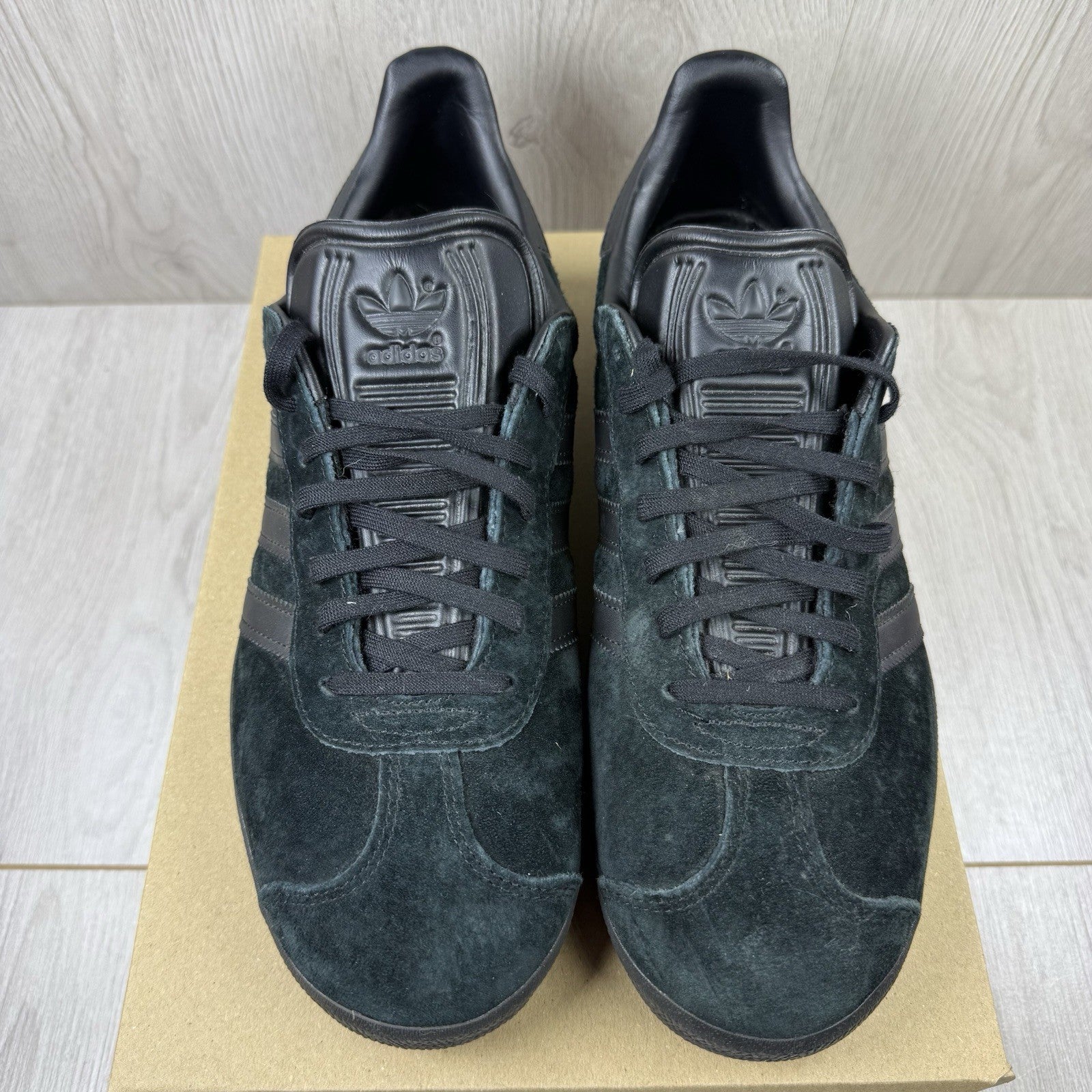 Adidas Gazelle Trainers Triple Core Black Size UK9 CQ28098