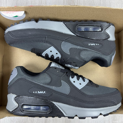 Nike Air Max 90 Trainers Black Anthracite Cool Grey Size UK5 HM0625-0018