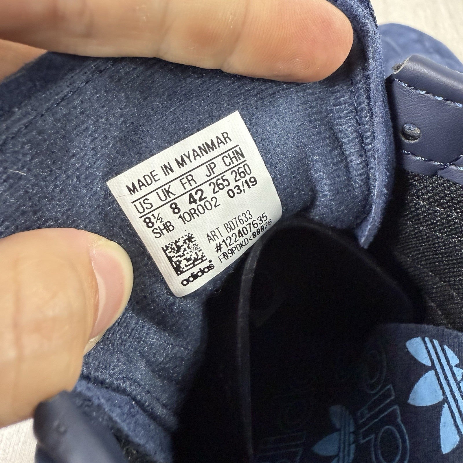 Adidas Handball Spezial Trainers Navy Clear Sky Gum Size UK8 BD763313