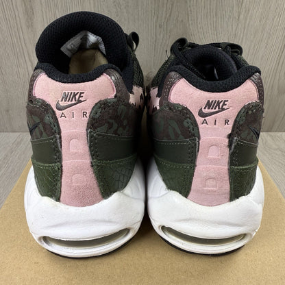 Nike Air Max 95 Trainers Olive Pink Camo Size UK5 DN5462-2003