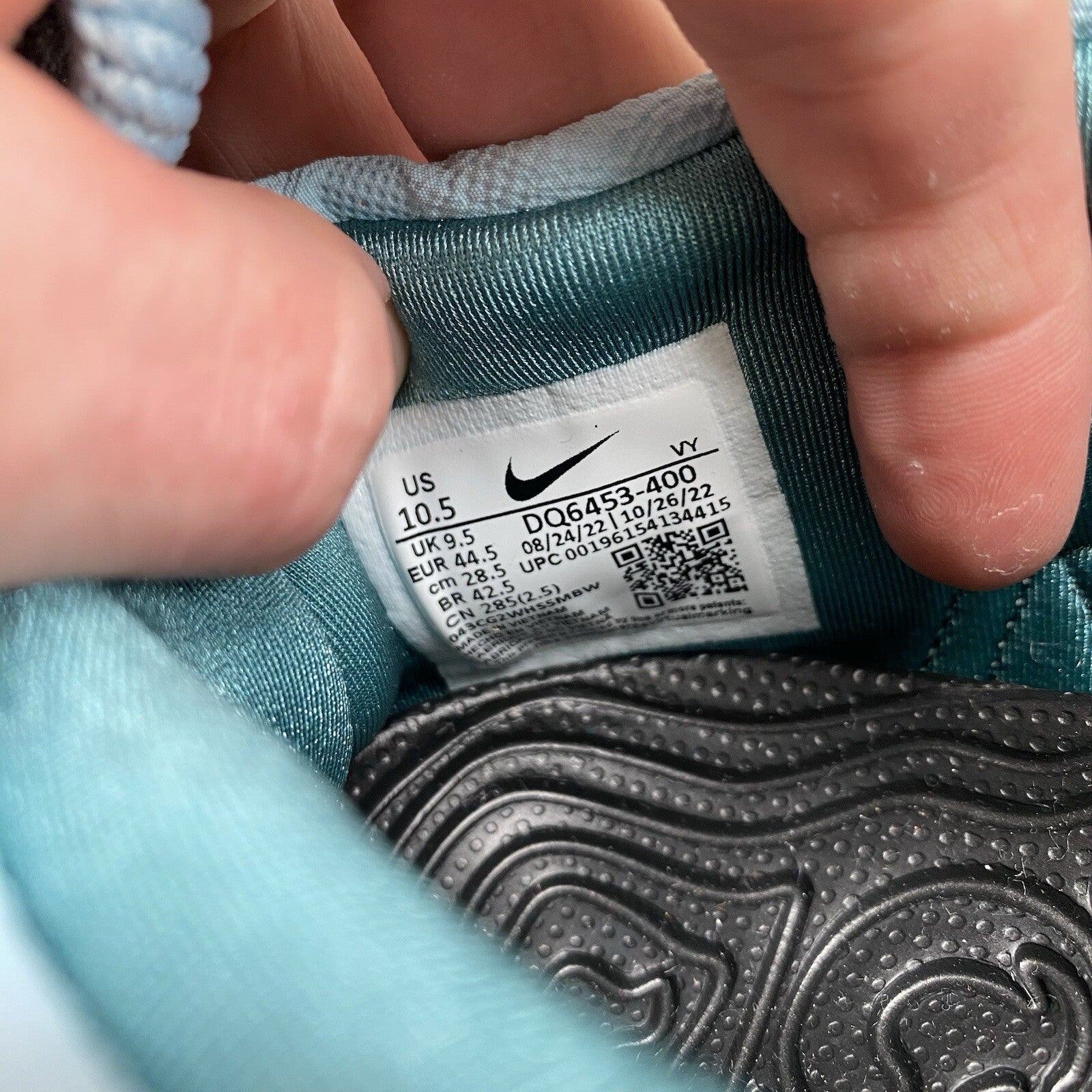 Nike ACG MOC Trainers Ocean Bliss Blue Size UK9.5 DQ6453-4004