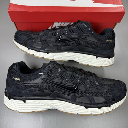 Nike P-6000 Trainers Suede Black Metallic Golf Size UK11 HF0015-0017