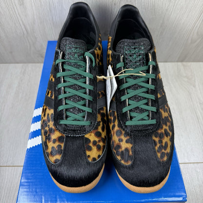 Adidas SL 72 OG Trainers Leopard Print Collegiate Green Black Size UK9 JI01872