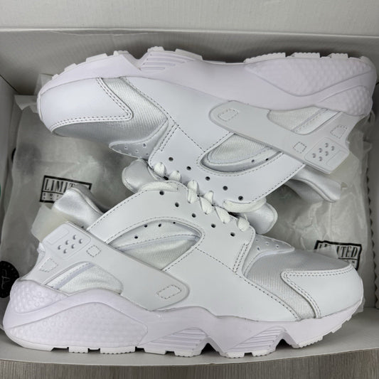 Nike Air Huarache Trainers Triple White Size UK5.5 DH4439-1020