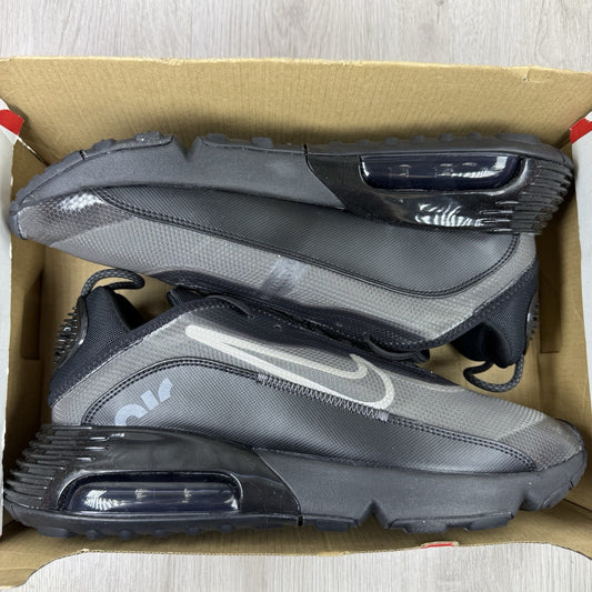 Nike Air Max 2090 Trainers Black Wolf Grey Size UK11.5 BV9977-0010
