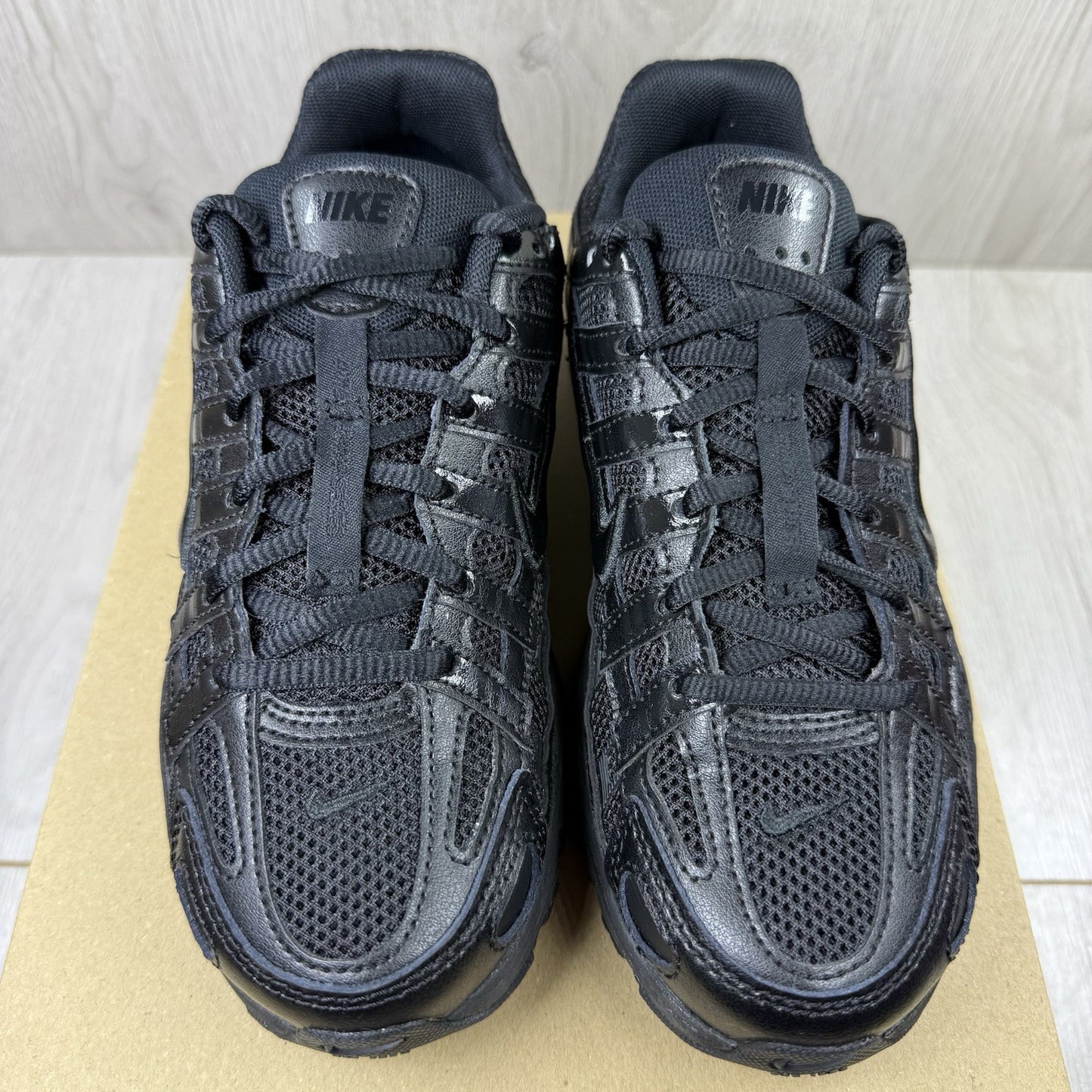 Nike P-6000 Trainers Triple Black Size UK3 HV5064-0119